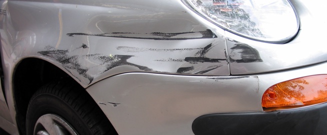 Image of car scrape