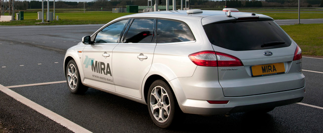 MIRA Network Assisted Vehicle